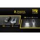 Мощный наключный фонарь Nitecore TIP 2, магнит