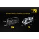 Мощный наключный фонарь Nitecore TIP 2, магнит