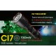 Мощный тактический фонарь NItecore CI7 с белым и инфракрасным светом