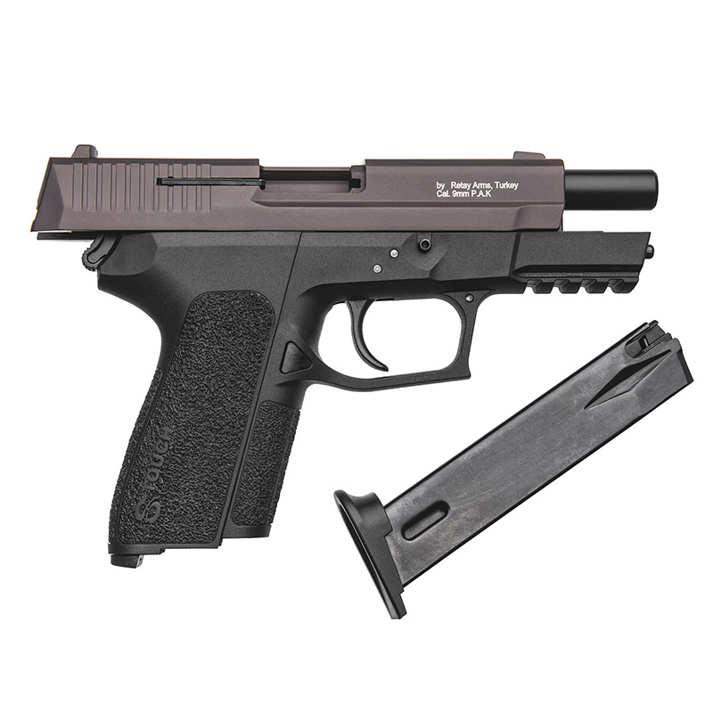 Пістолет сигнальний стартовий Retay Sig Sauer 2022 (9мм, 18 зарядів), чорний