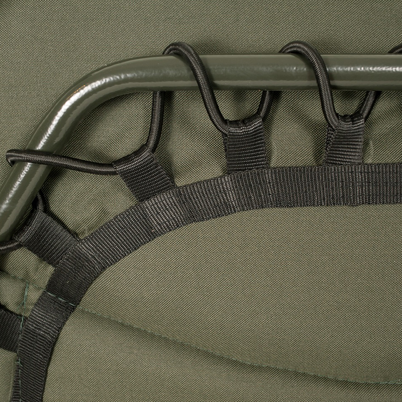 Розкладачка сталева коропова Ranger BED 83 (570х2060х895мм), зелена