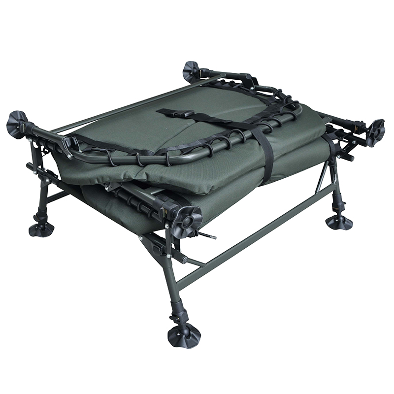 Розкладачка сталева коропова Ranger BED 83 (570х2060х895мм), зелена