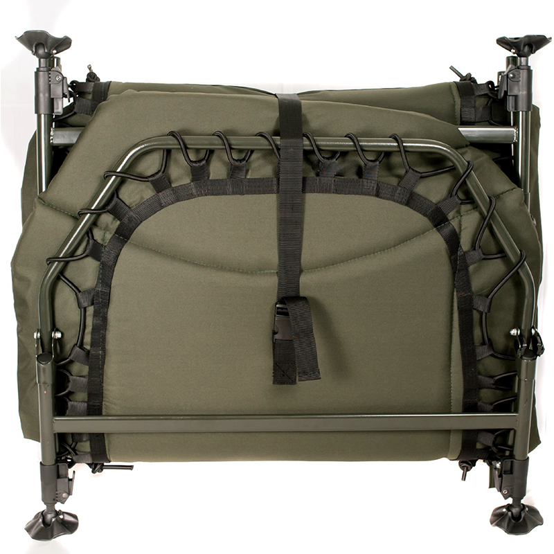 Розкладачка сталева коропова Ranger BED 83 (570х2060х895мм), зелена