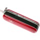Ніж складаний, мультитул Victorinox Nailclip (65мм, 8 функцій), червоний прозорий. 0.6463T