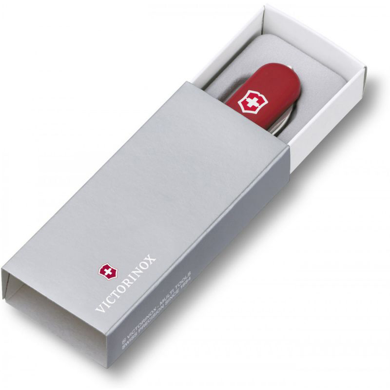 Ніж складаний, мультитул Victorinox Signature Lite + LED (58мм, 7 функцій), червоний 0.6226