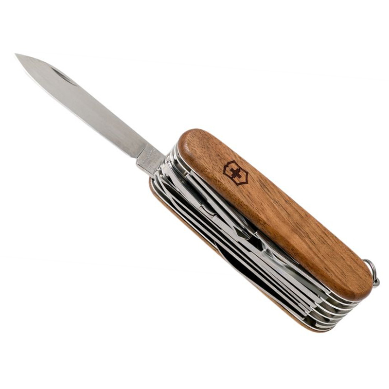 Ніж складаний, мультитул Victorinox Swisschamp Wood (91мм, 29 функцій), дерево 1.6791.63