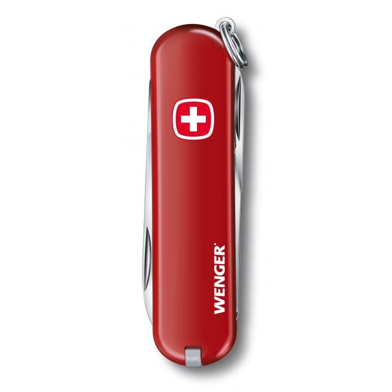 Ніж складаний, мультитул Victorinox Wenger (65мм, 7 функцій), червоний 0.6423.91