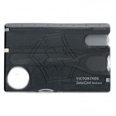 Набор Victorinox Swisscard Nailcare (82x54x4мм, 13 функций) черный прозрачный 0.7240.T3