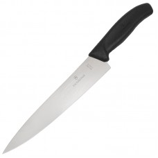 Ніж кухонний Victorinox SwissClassic Carving (лезо: 190мм), чорний блістер 6.8003.19B