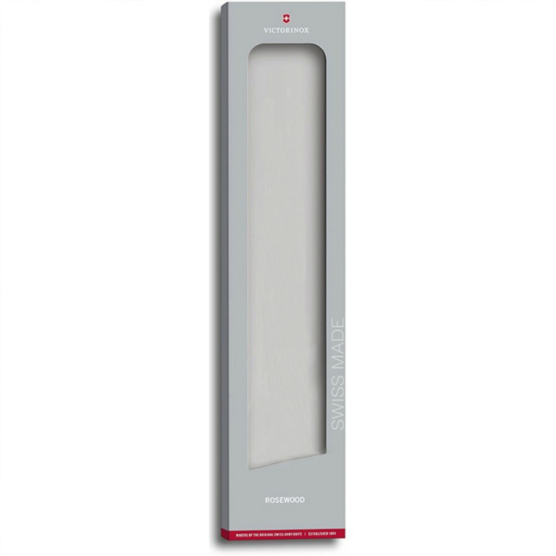Ніж кухонний, побутовий Victorinox Wood Santoku (лезо: 170мм), дерево у подарунок. коробці 6.8520.17G