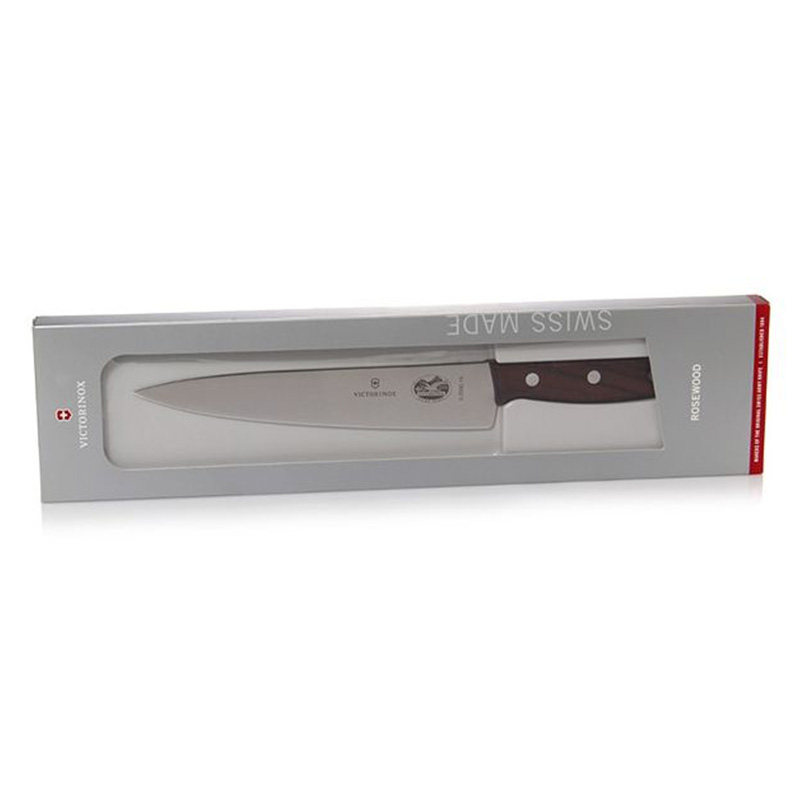 Ніж кухонний, побутовий Victorinox Wood Carving (лезо: 190мм), дерево, подарунок. коробці 5.2000.19G