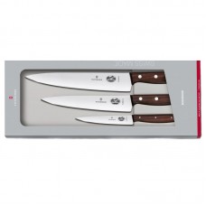 Набор кухонных ножей Victorinox Wood Carving Set (120, 190, 220мм), дерево в под. коробке 5.1050.3G