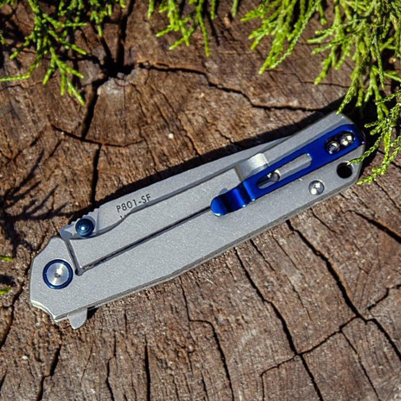 Ніж складаний Ruike P801-SF (довжина: 200мм, лезо: 86мм), сірий