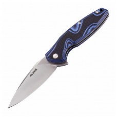 Нож складной Ruike Fang P105-Q (длина: 213мм, лезвие: 92мм), синий