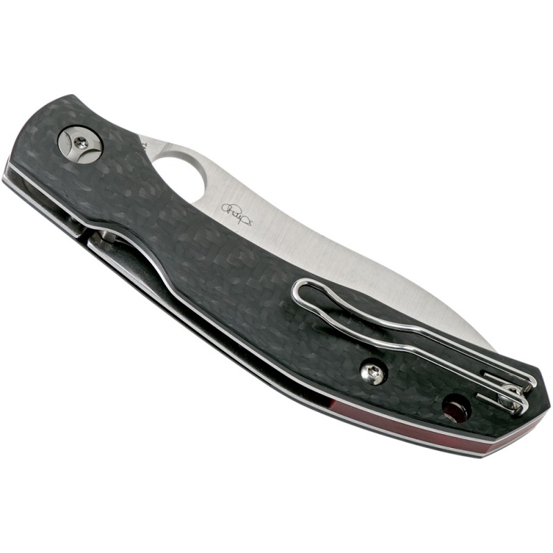 Ніж складаний Spyderco Kapara (довжина: 210мм, лезо: 91мм), чорний