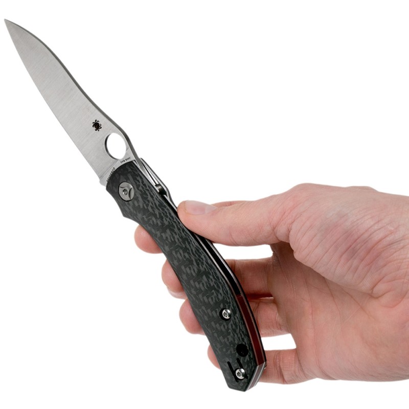 Ніж складаний Spyderco Kapara (довжина: 210мм, лезо: 91мм), чорний