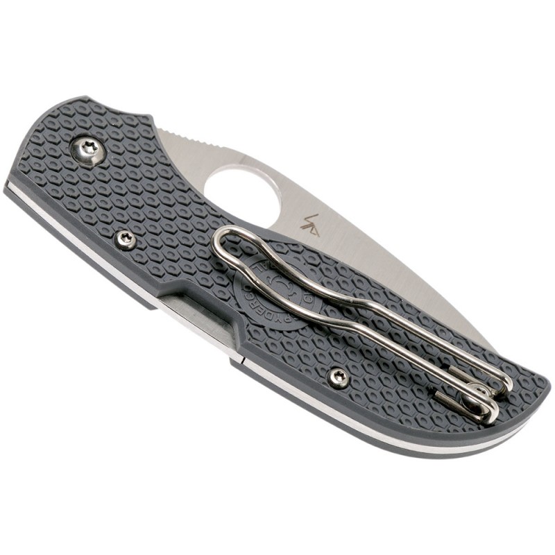 Ніж складаний Spyderco Chaparral (довжина: 203мм, лезо: 92мм), сірий