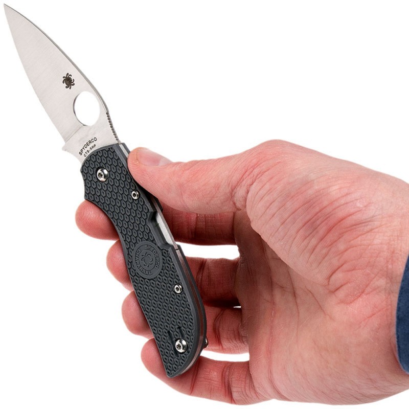Ніж складаний Spyderco Chaparral (довжина: 203мм, лезо: 92мм), сірий
