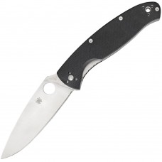 Нож складной Spyderco Resilience (длина: 238мм, лезвие: 108мм), черный