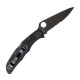 Ніж складаний Spyderco Endura 4 напівсерейтор (довжина: 222мм, лезо: 96мм, чорне), чорний