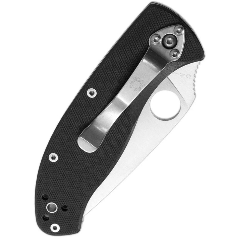 Ніж складаний Spyderco Tenacious (довжина: 197мм, лезо: 86мм), чорний