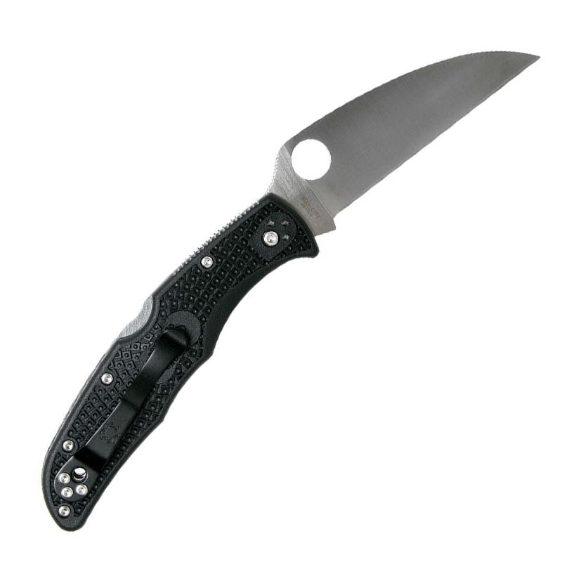 Ніж складаний Spyderco Endura 4 Wharncliffe (довжина: 222мм, лезо: 96мм), чорний