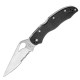 Ніж складаний Spyderco Byrd Harrier 2 напівсерейтор (довжина: 193мм, лезо: 84мм), чорний