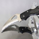 Ніж складаний Spyderco Byrd Hawkbill серрейтор (довжина: 173мм, лезо: 73мм), чорний