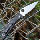 Ніж складаний Spyderco Endela серрейтор (довжина: 206мм, лезо: 87мм), чорний