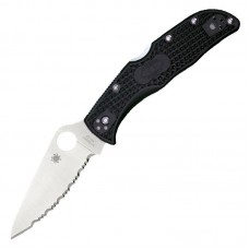 Ніж складаний Spyderco Endela серрейтор (довжина: 206мм, лезо: 87мм), чорний