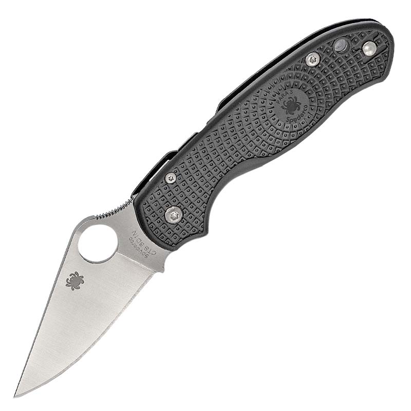 Ніж складаний Spyderco Para 3 (довжина: 184мм, лезо: 75мм), FRN, чорний