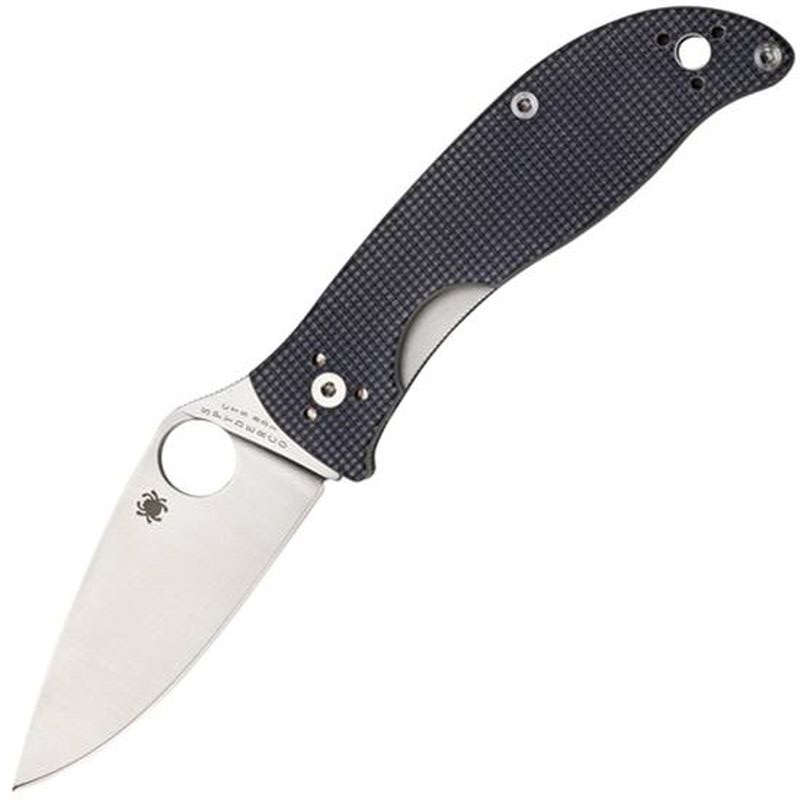 Ніж складаний Spyderco Polestar (довжина: 198мм, лезо: 84мм), чорний