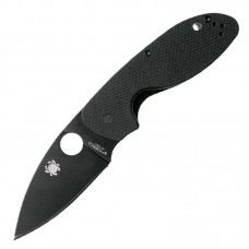 Нож складной Spyderco Efficient (длина: 180мм, лезвие: 76мм, черное), черный