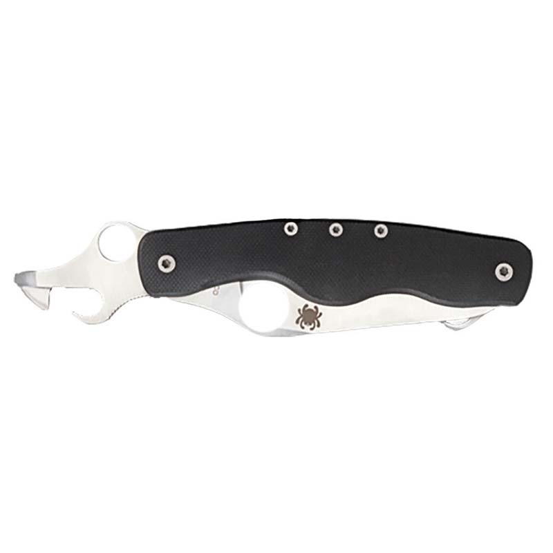 Ніж складаний Spyderco Cliptool Standard (довжина: 201мм, лезо: 89мм), чорний
