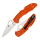 Ніж складаний Spyderco Delica 4 Flat Ground (довжина: 181мм, лезо: 73мм), оранжевий