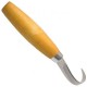 Ніж-ложкоріз фіксований Mora Woodcarving Hook Knife 164 (довжина: 160мм, лезо: 50мм), береза