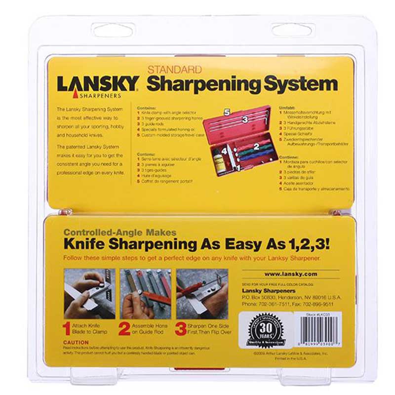 Верстат точильний універсальний Lansky Standard Sharpening System, 3 камені, в кейсі