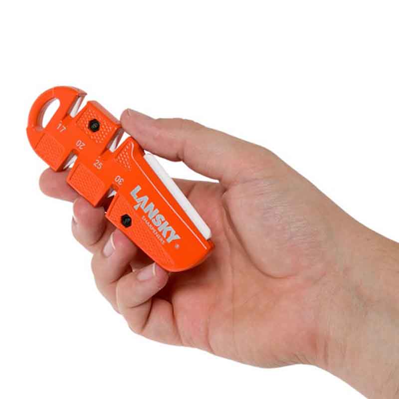 Стругачка для ножів Lansky C-Sharp (зернистість: 600/800), помаранчева