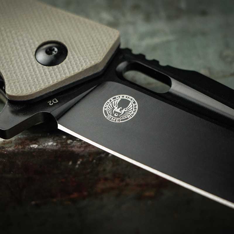 Ніж складаний Boker Plus Caracal Tactical (довжина: 213мм, лезо: 87мм, чорне), коричневий