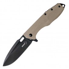 Ніж складаний Boker Plus Caracal Tactical (довжина: 213мм, лезо: 87мм, чорне), коричневий