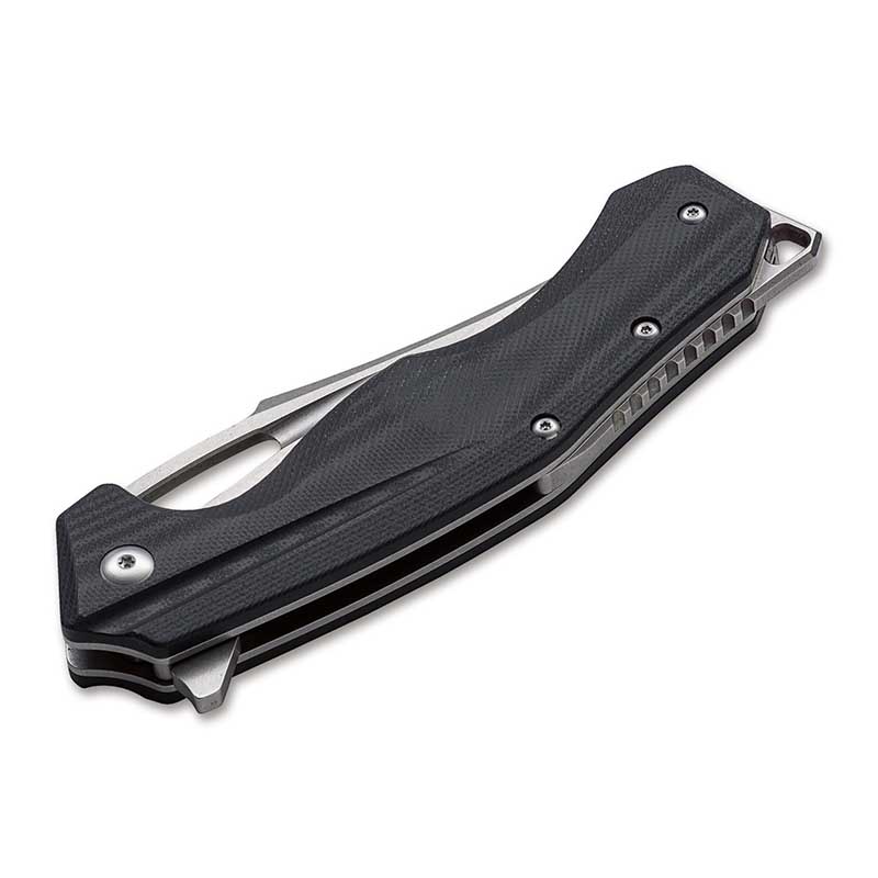 Ніж складаний Boker Plus Masada Folder (довжина: 225мм, лезо: 93мм), чорний