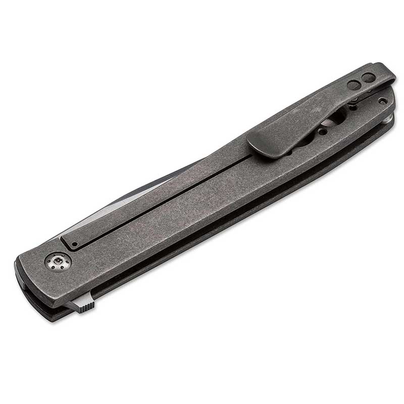 Нож складной Boker Plus Urban Trapper Grand (длина: 213мм, лезвие: 97мм), серый