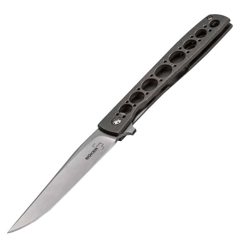 Нож складной Boker Plus Urban Trapper Grand (длина: 213мм, лезвие: 97мм), серый