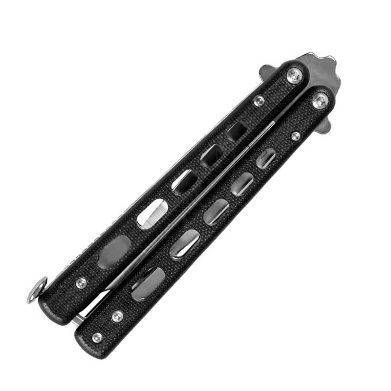 Ніж метелик, балісонг Boker Plus Balisong Small (довжина: 185мм, лезо: 82мм), чорний