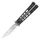 Ніж метелик, балісонг Boker Plus Balisong Small (довжина: 185мм, лезо: 82мм), чорний