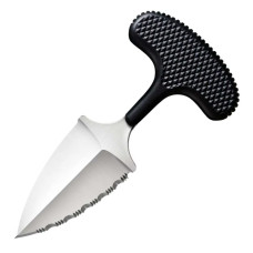 Нож фиксированный Cold Steel Urban Edge 50/50 Edge (длина: 101,6мм, лезвие: 63,5мм), черный
