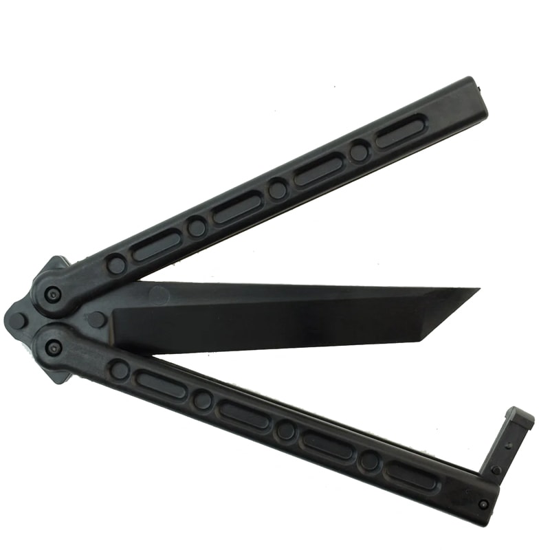 Ніж метелик, балісонг Cold Steel FGX Balisong Tanto (довжина: 279мм, лезо: 127мм, чорне), чорний