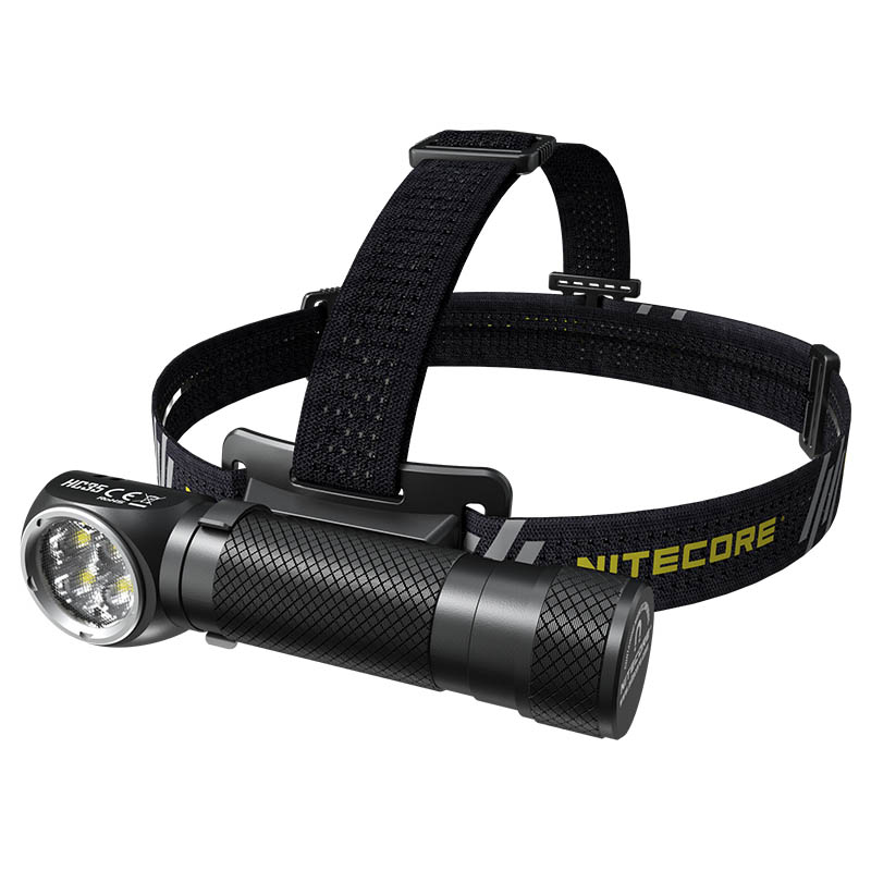 3в1 - Сверхмощный налобный, ручной + кемпинговый фонарь Nitecore HC35 (магнит)