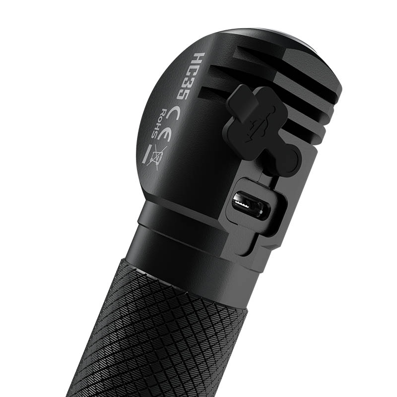 3в1 - Сверхмощный налобный, ручной + кемпинговый фонарь Nitecore HC35 (магнит)