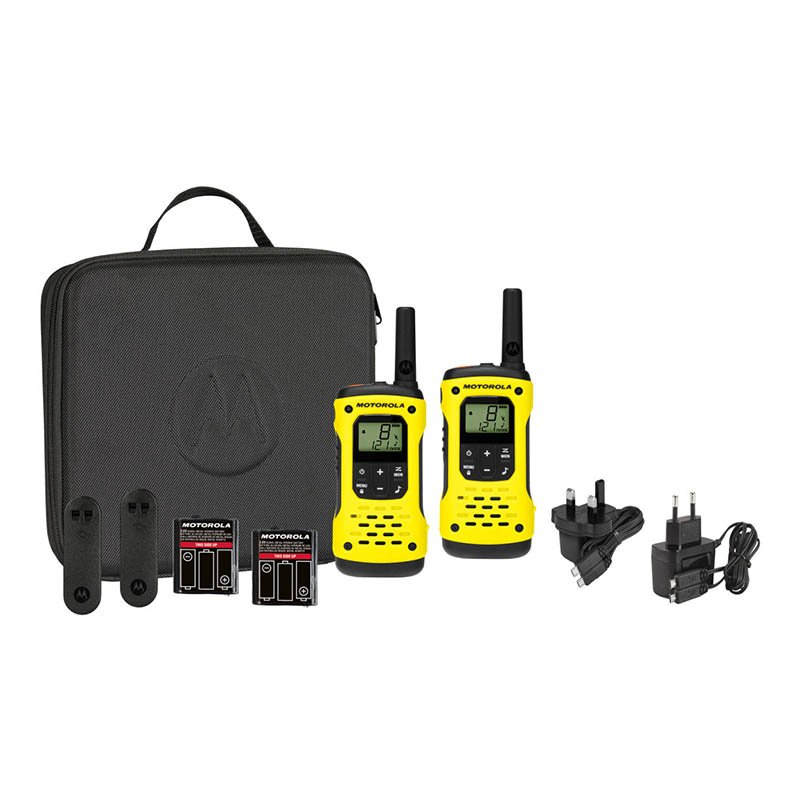 Рація Motorola Talkabout T92 H2O (0,5W, PMR446, 446 MHz, до 10 км, 16 каналів, АКБ), жовта